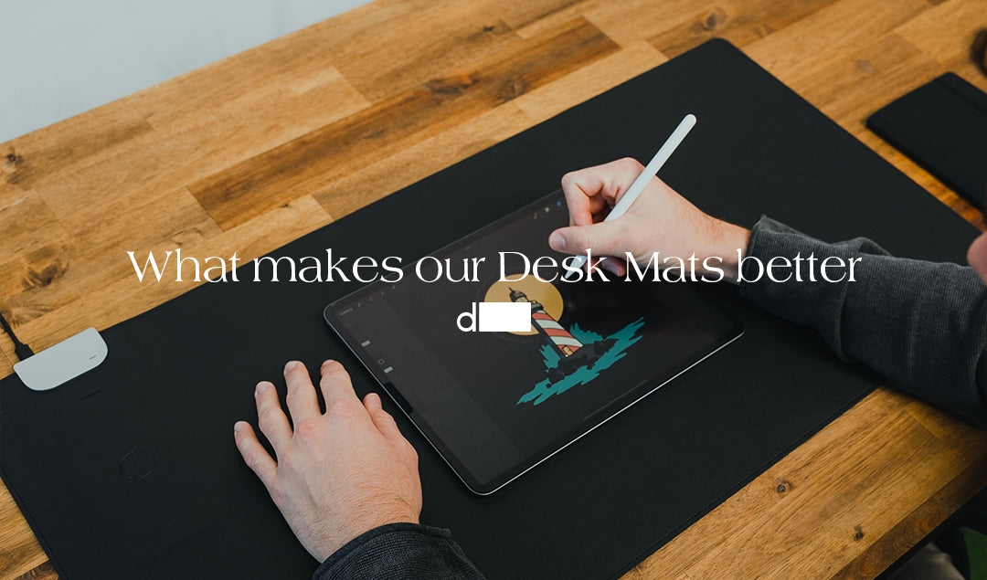 Our Desk Mats Vs. Standard Desk Mats - How They Stack Up