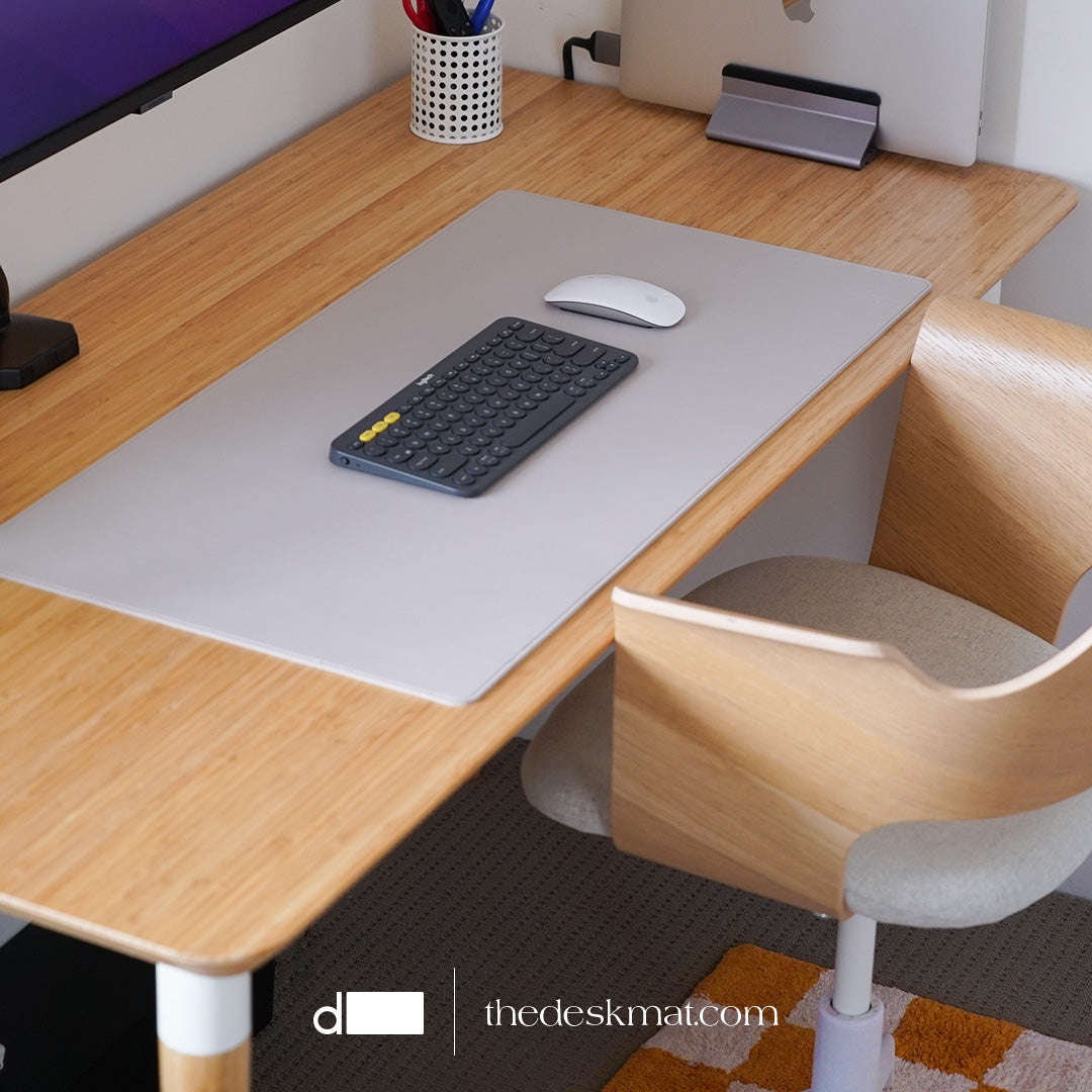 Desk Mat Lite - Grey – The Desk Mat